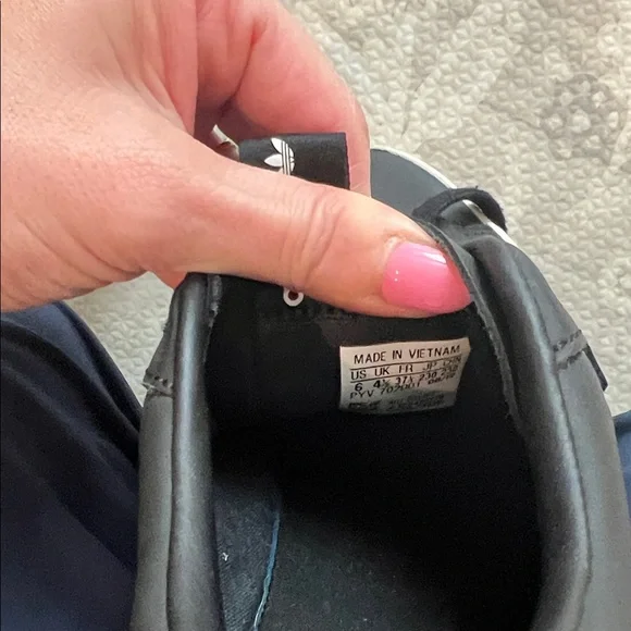 Adidas Black and White Casual Sneakers - Picture 5 of 5